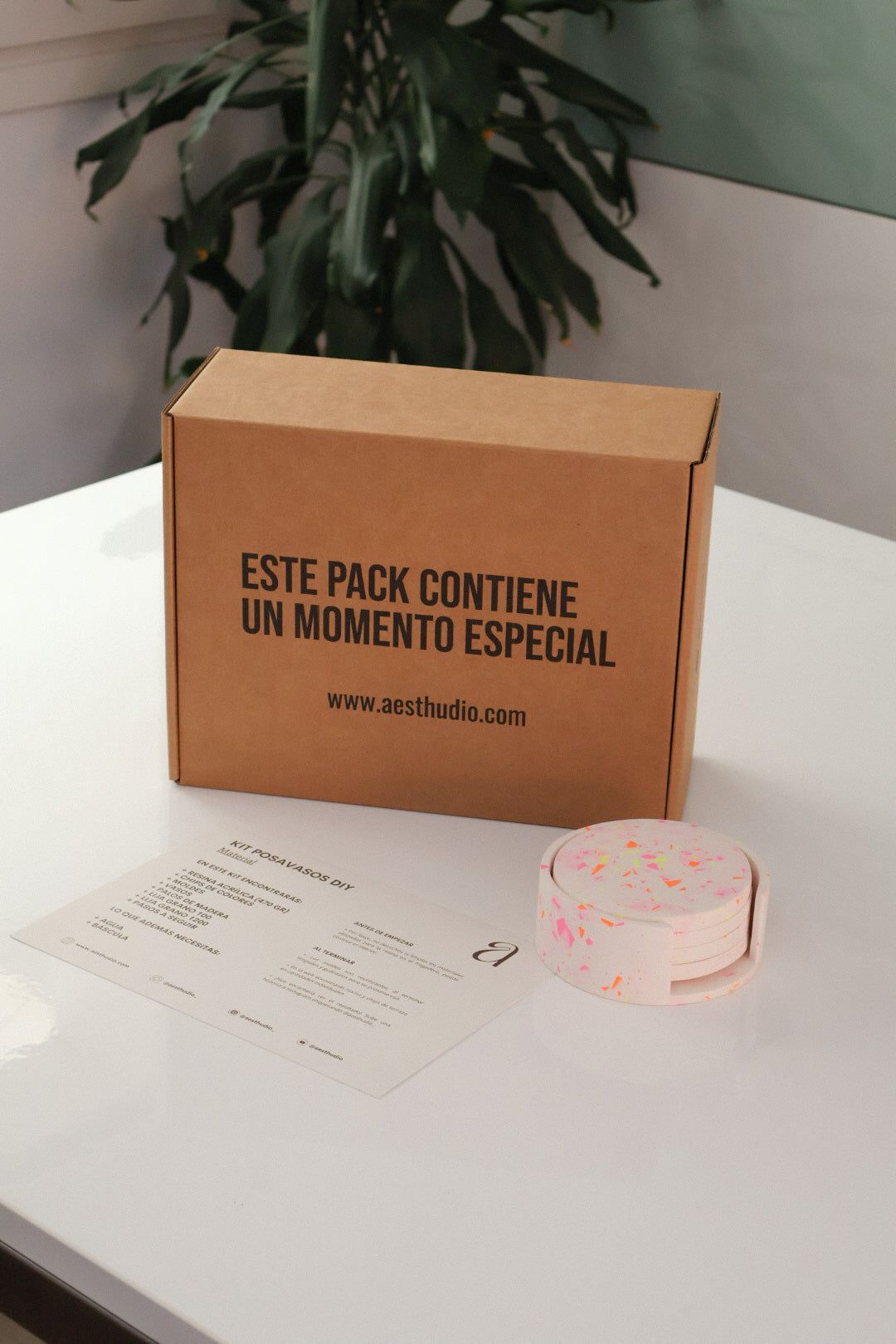 KIT POSAVASOS 'Hazlo tú mismo en casa'